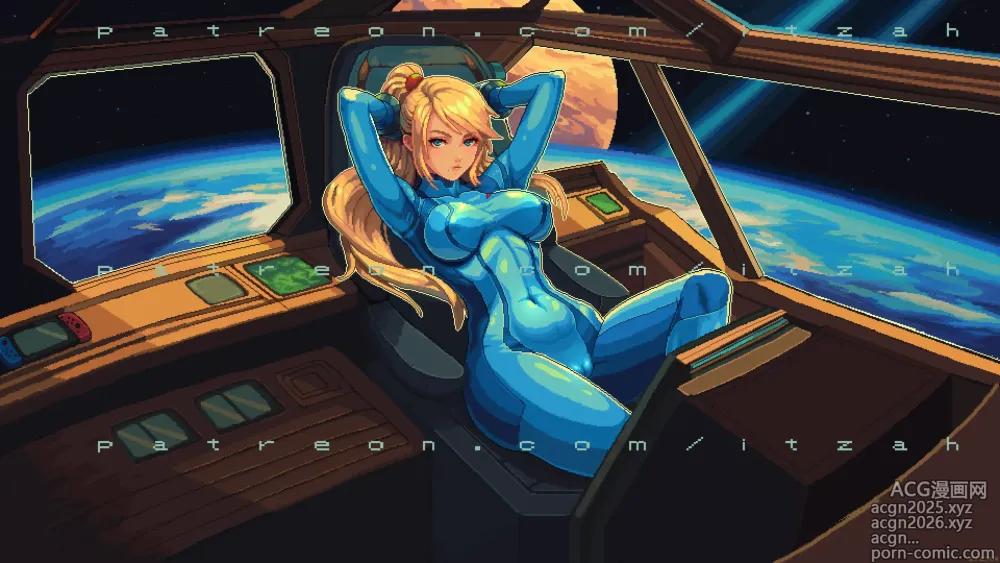 Page 5 of imageset Samus Aran. Animated wallpaper.