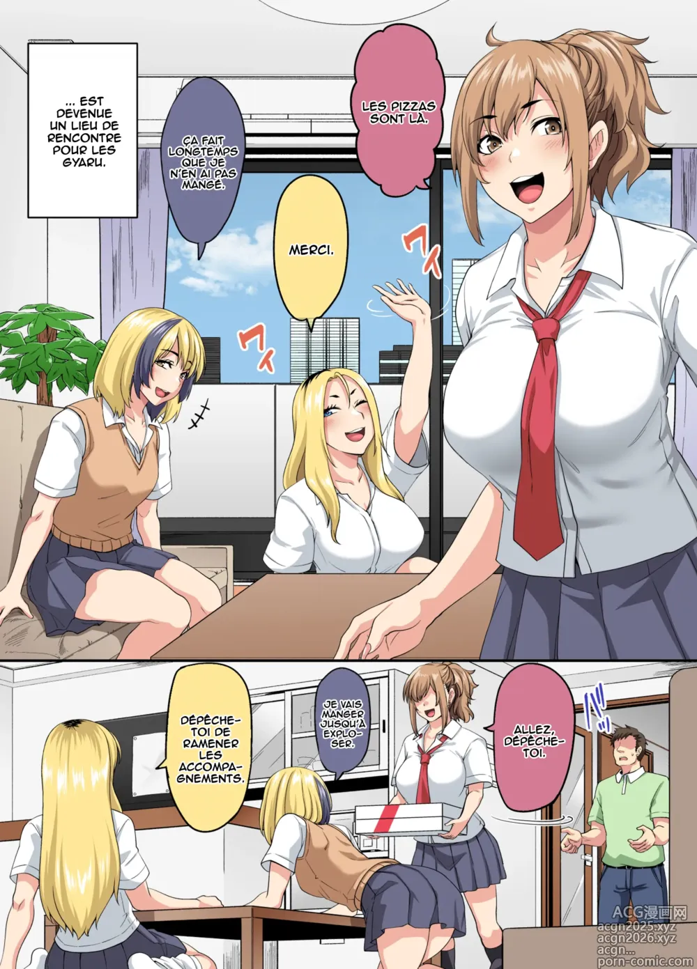 Page 3 of doujinshi Papakatsu SeFri Gal ga Tomodachi o Tsurete kita node Kuttetara Gyaku ni Kakomare Yowasare Shiboritorare Ie o Yaribeya Atsukai sareru Hanashi