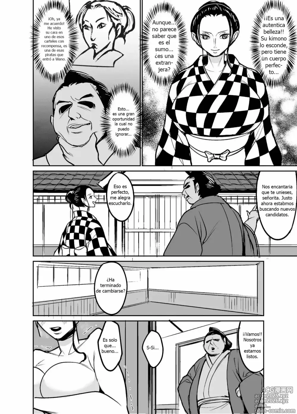 Page 3 of doujinshi La Arqueóloga que se Infiltró en el País de Wano como Luchadora de Sumo
