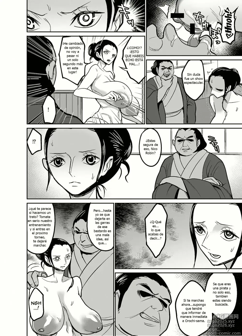 Page 9 of doujinshi La Arqueóloga que se Infiltró en el País de Wano como Luchadora de Sumo