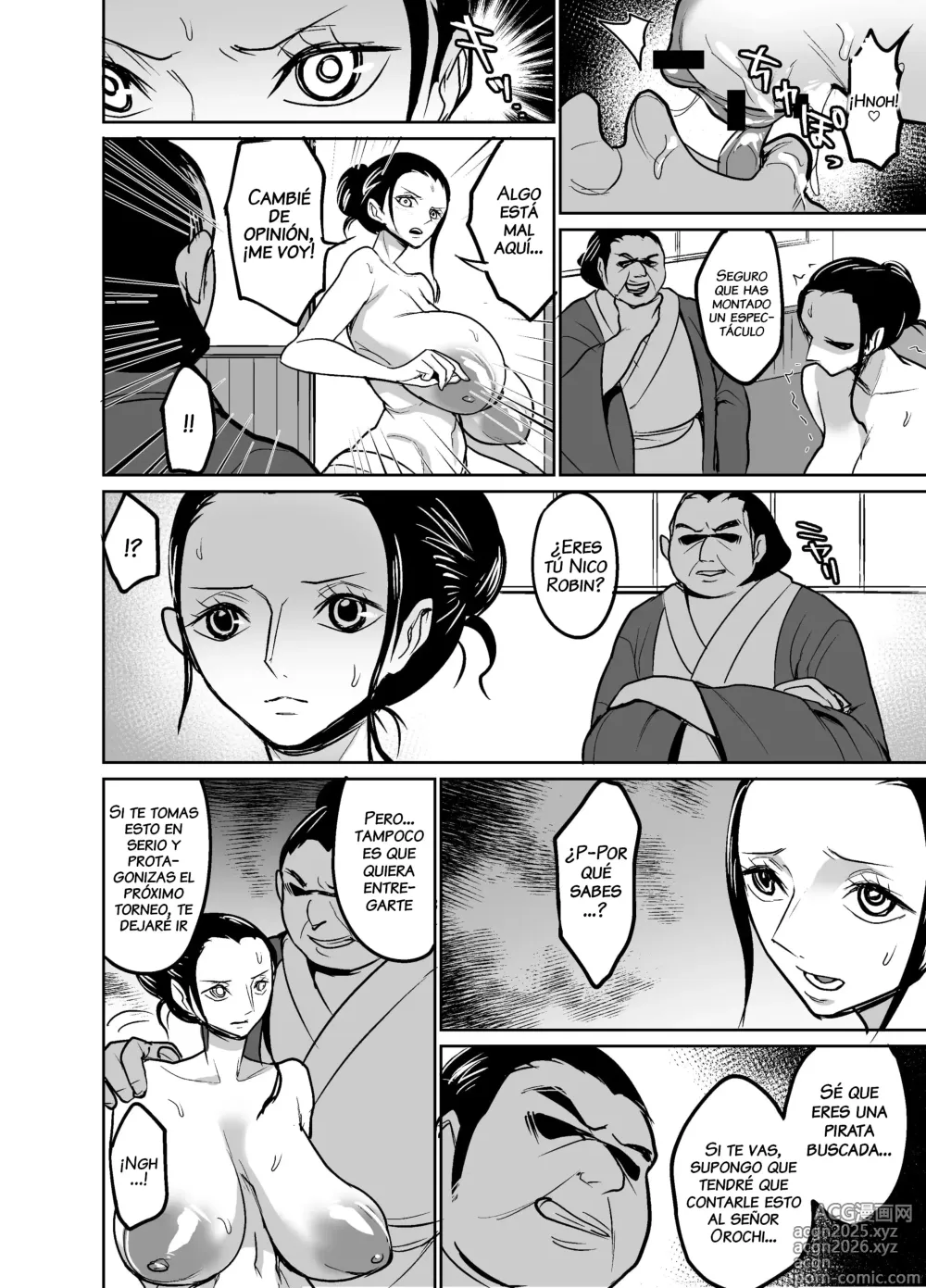 Page 9 of doujinshi La Arqueóloga que se Infiltró en el País de Wano como Luchadora de Sumo