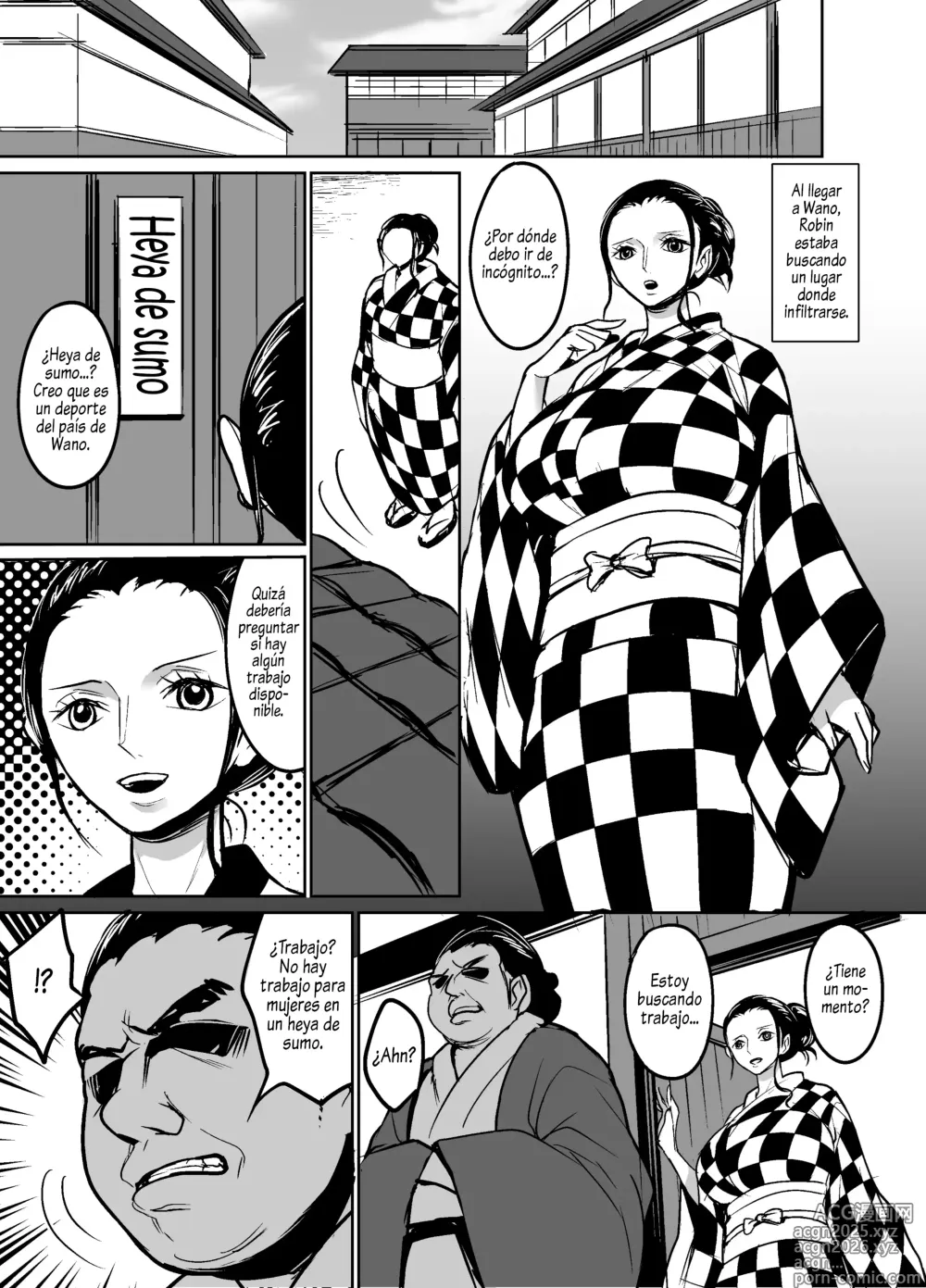 Page 3 of doujinshi La Arqueóloga que se Infiltró en el País de Wano como Luchadora de Sumo
