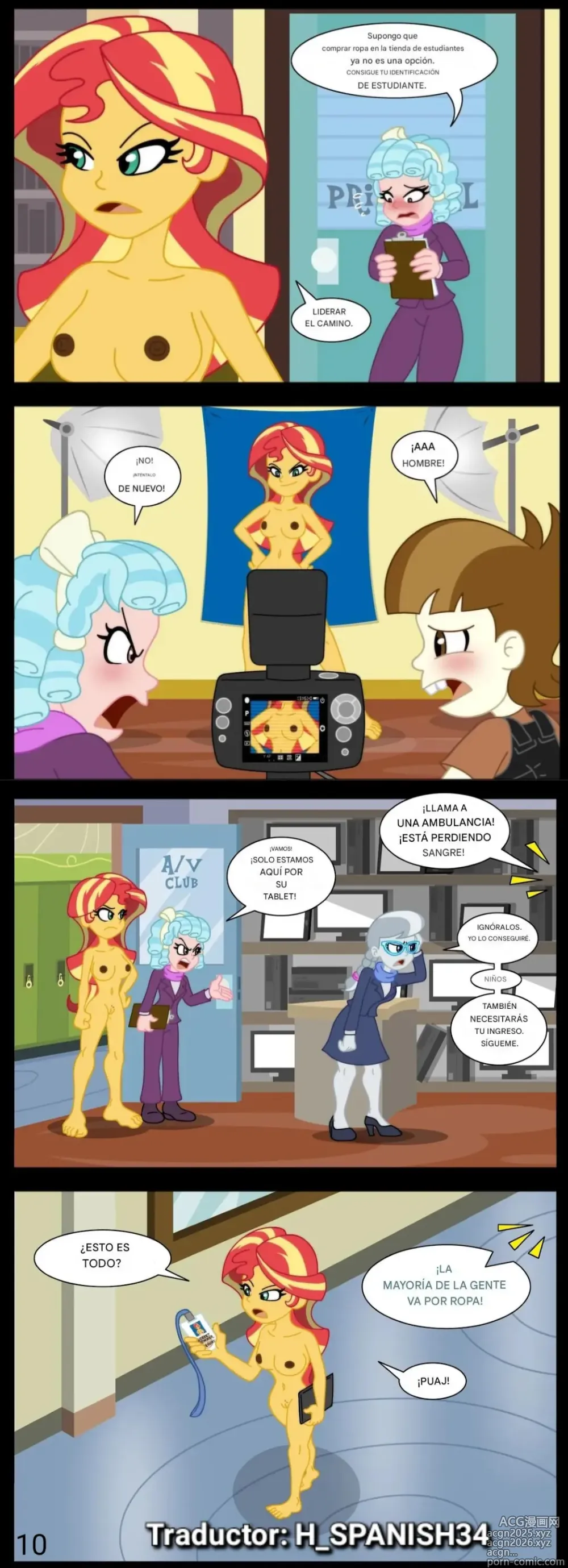 Page 10 of doujinshi Equestria girl