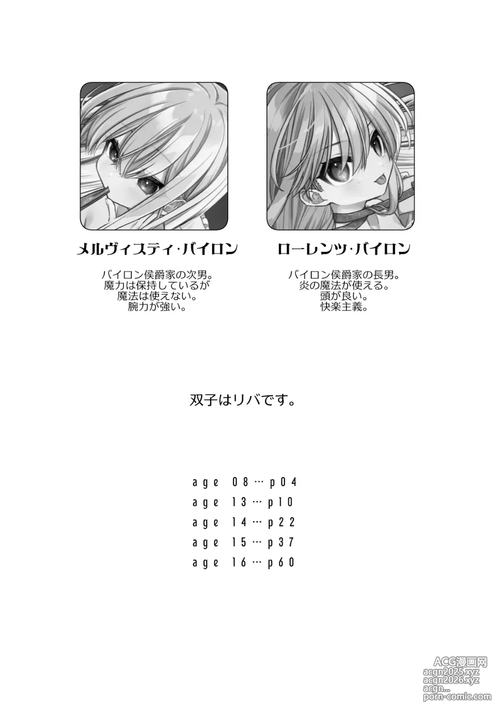 Page 3 of doujinshi Noblesse Rose no Futago