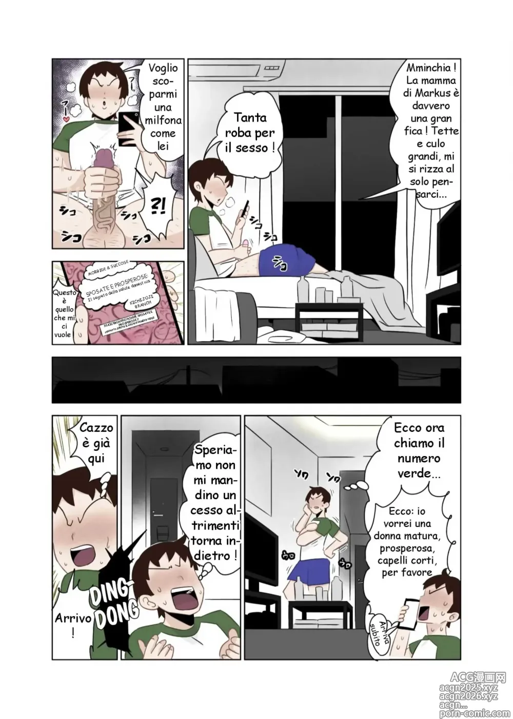 Page 4 of doujinshi La mamma del mio amico è una milfona di colore