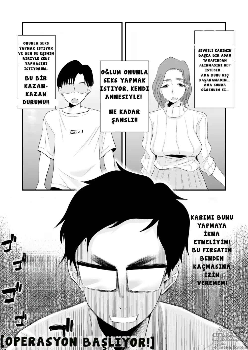 Page 10 of doujinshi Baba onaylı! Hasegawaların Anne Oğul ilişkisi