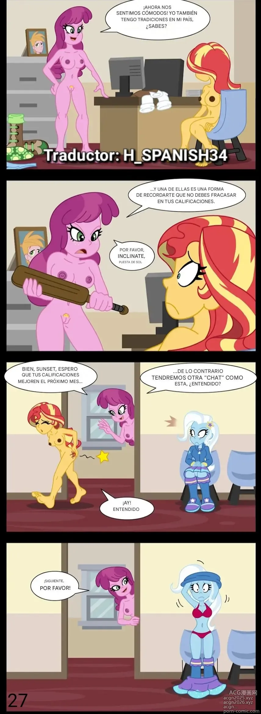 Page 12 of doujinshi Equestria girl aventura de sunset parte 2