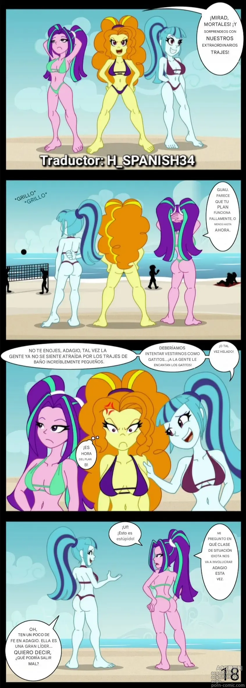 Page 3 of doujinshi Equestria girl aventura de sunset parte 2