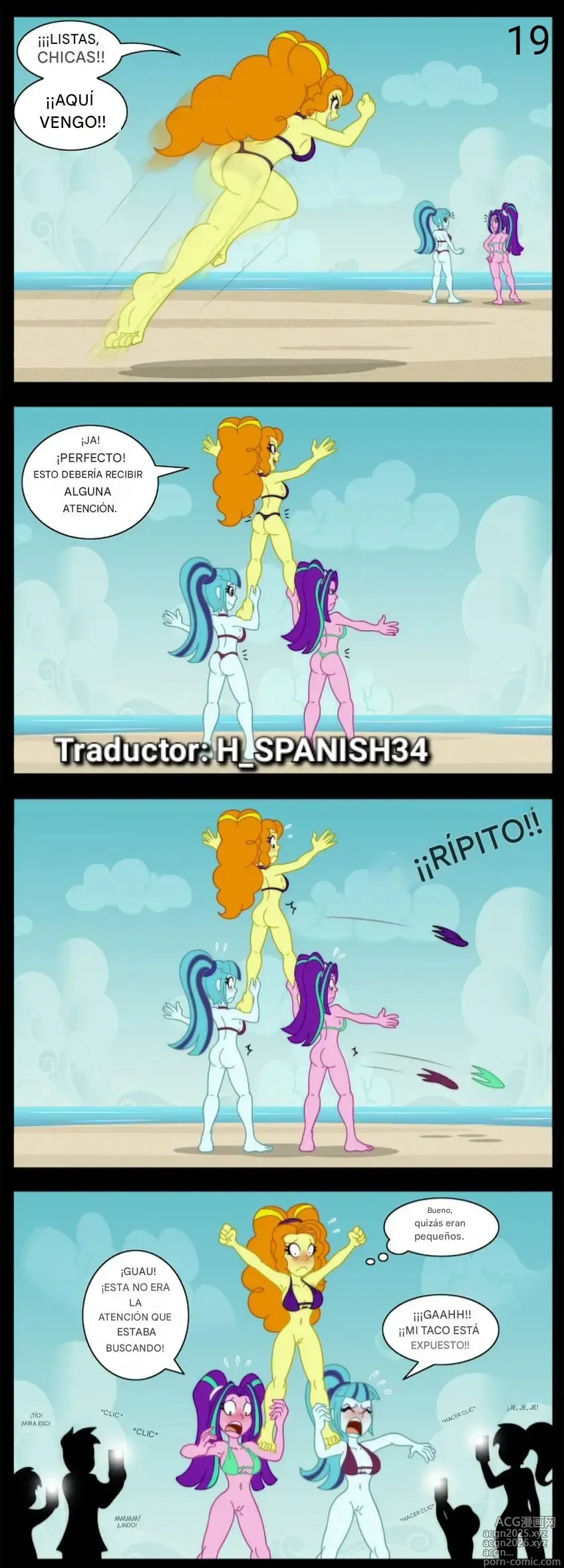 Page 4 of doujinshi Equestria girl aventura de sunset parte 2