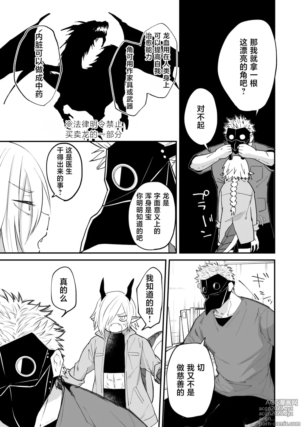 Page 12 of doujinshi 向阳处的龙与黄昏的乌鸦 1-6