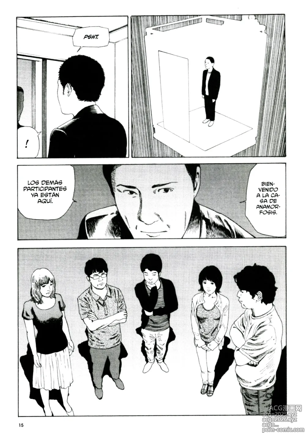 Page 14 of manga Anamorfosis