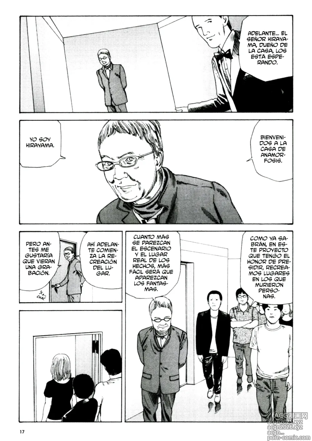 Page 16 of manga Anamorfosis