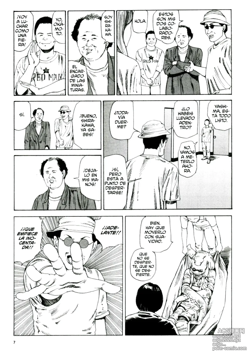 Page 8 of manga Anamorfosis