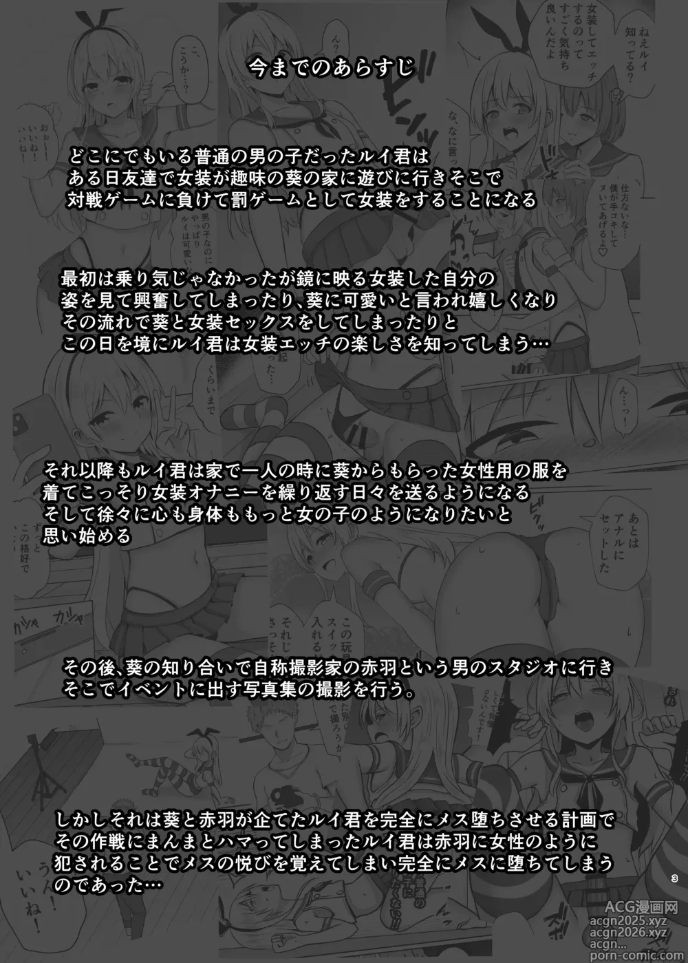 Page 2 of doujinshi Shimakaze-kun ni Natte go Houshishi Chau Hon