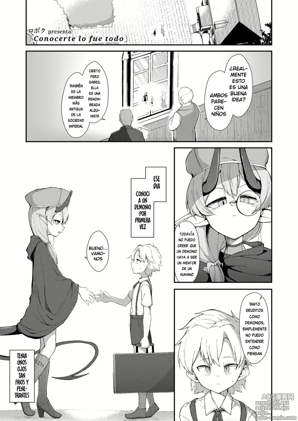 Page 1 of manga Conocerte lo Fue Todo