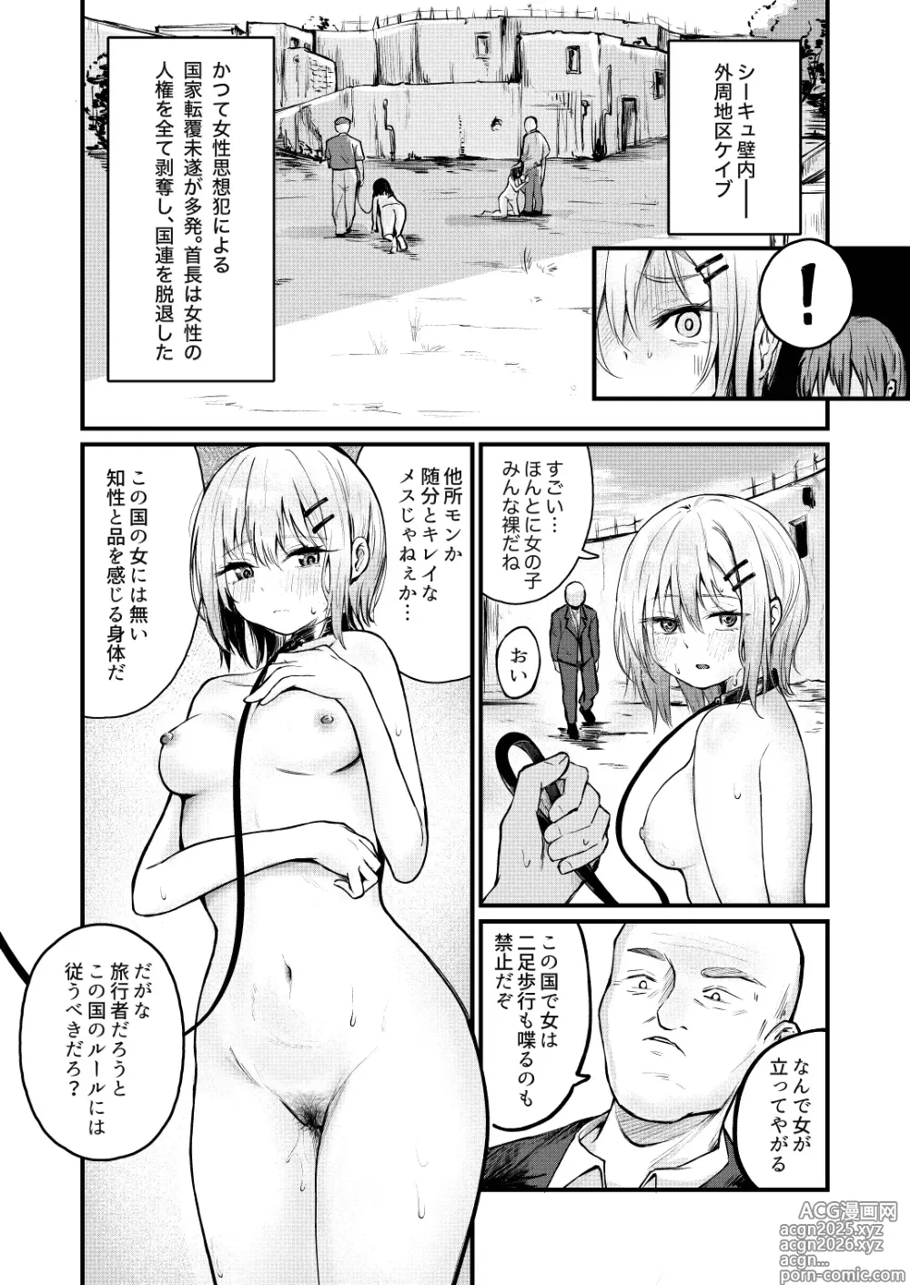 Page 7 of doujinshi Josei no Kenri ga Ushinawareta Kuni
