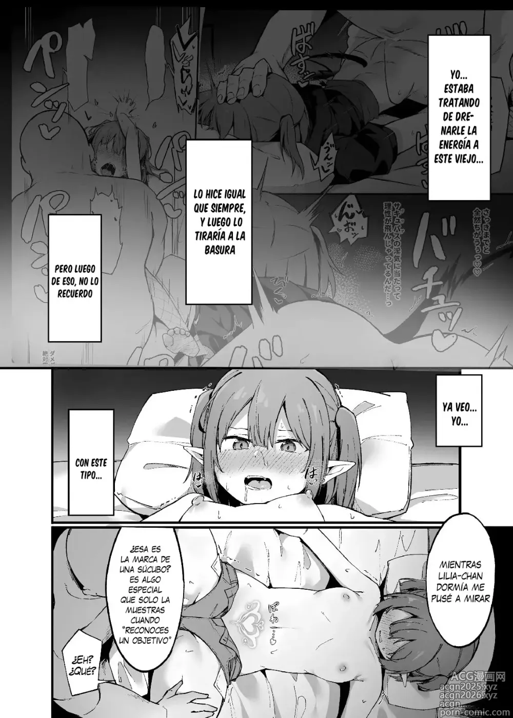 Page 4 of doujinshi Una Historia Sobre una Súcubo a quien un Viejo le Enseña una Leccion II
