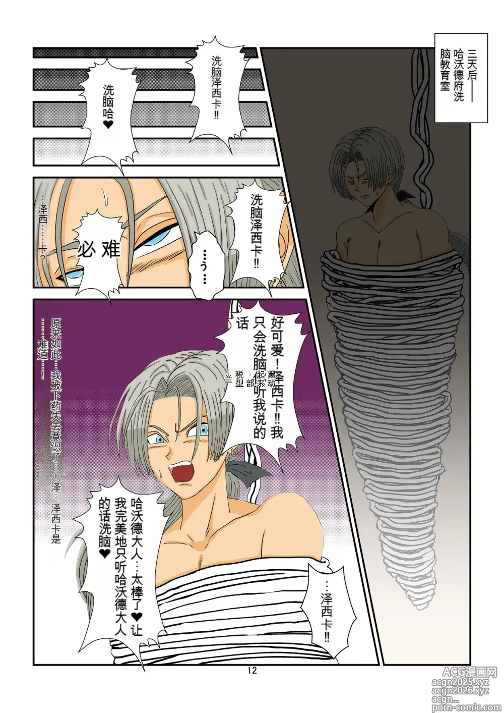 Page 12 of doujinshi 洗脳教育室～ゼ☆カ編～(ドラゴンクエストVIII)   机翻警告←