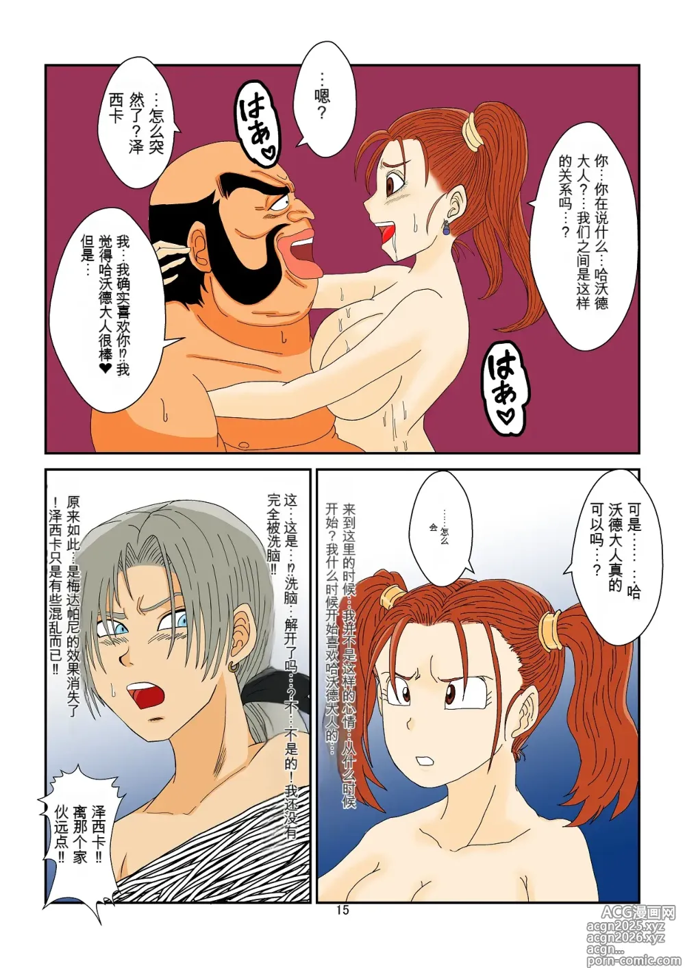 Page 15 of doujinshi 洗脳教育室～ゼ☆カ編～(ドラゴンクエストVIII)   机翻警告←