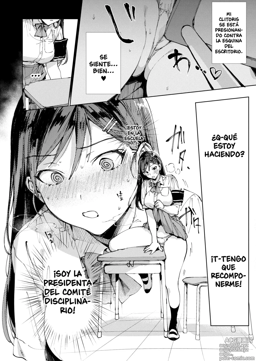 Page 11 of doujinshi La Estricta Presidenta del Comité Disciplinario no Puede Dejar de Masturbarse en la Escuela!