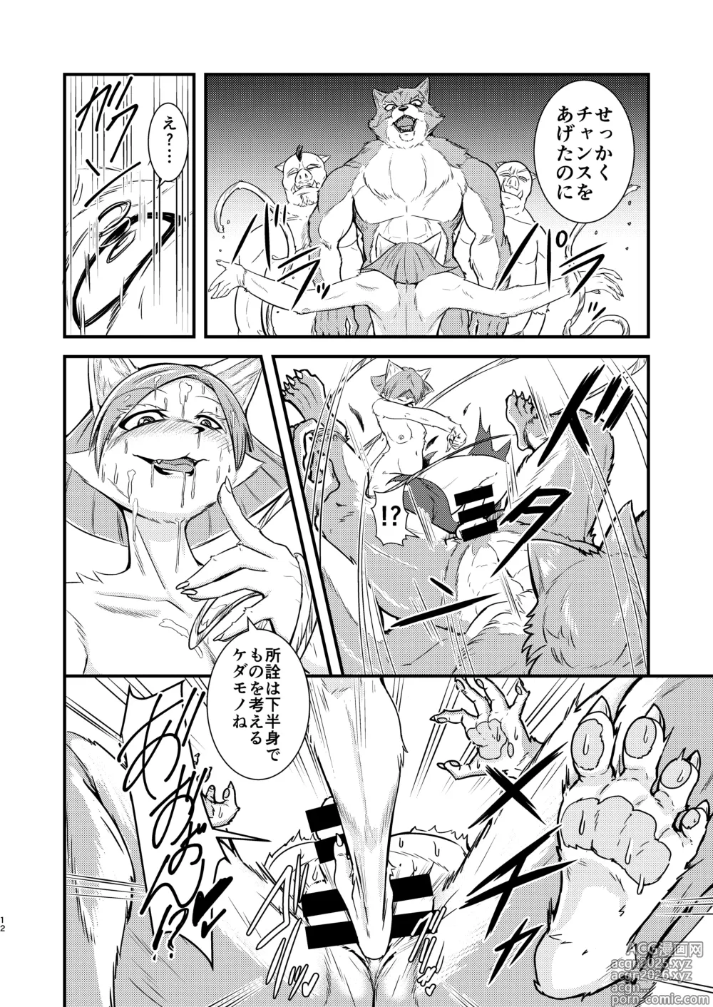 Page 11 of doujinshi Majo de Kemono