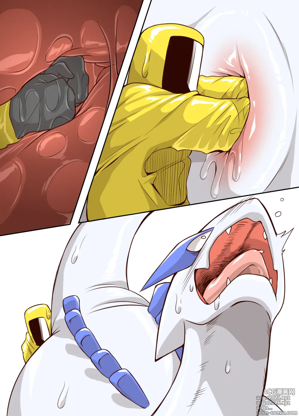 Page 10 of doujinshi Lugia x Charizard