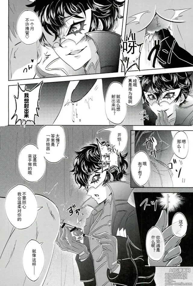 Page 4 of doujinshi -(Another Control 6) [Kaniparadise (Kanitaro)] JOKER Refle (Persona 5)-