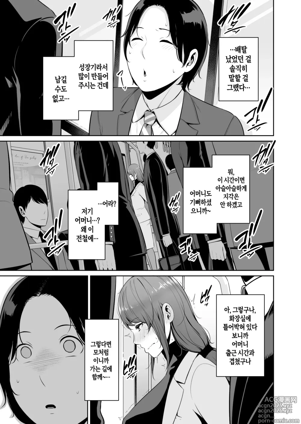 Page 6 of doujinshi 새엄마를, 전철에서...
