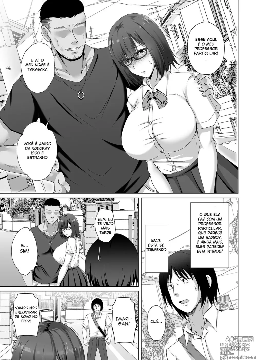Page 6 of doujinshi Kanojo ga Tattoo o Ireta Wake ~Kataomoi no Kyonyuu Jimi Musume ga Yarichin Kareshi ni Somerareru made~