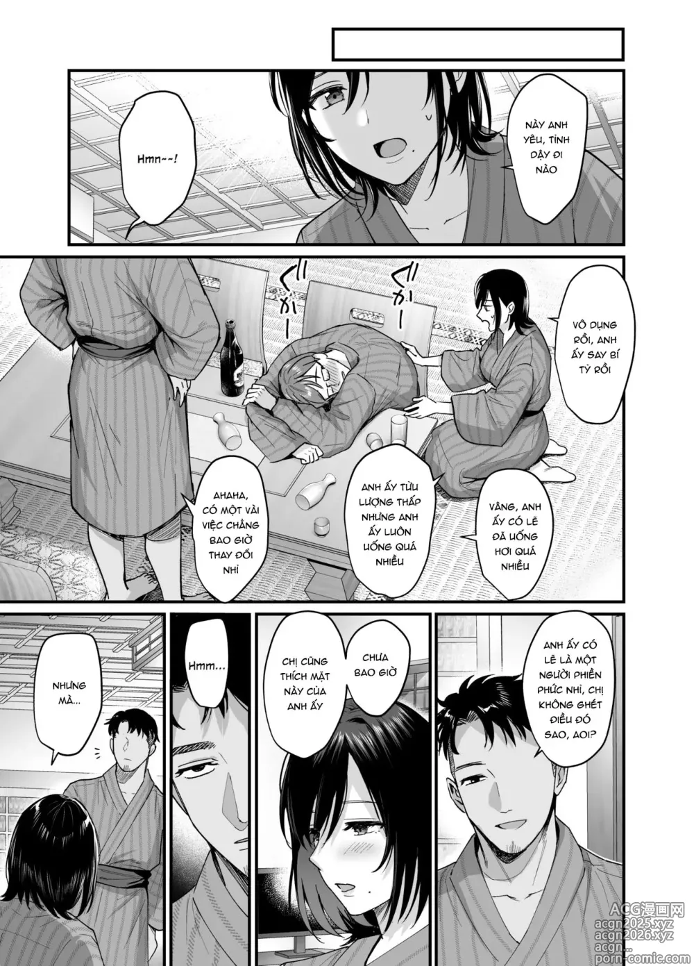 Page 11 of doujinshi Mesunoyado ~Tsuma wa Midare Kegasareru~