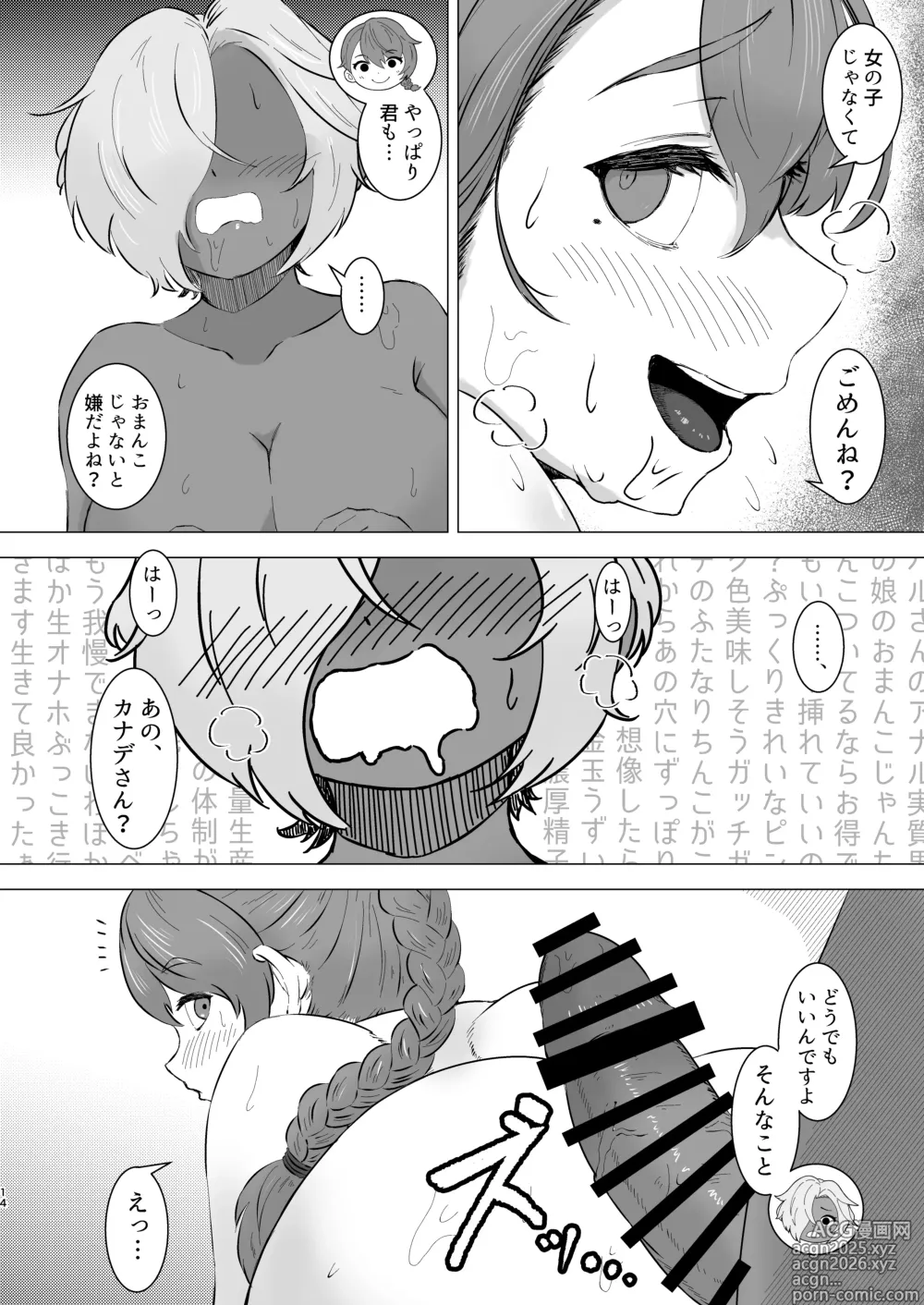 Page 13 of doujinshi Ecchi na Otokonoko ga Futanari-san Omochikaeri shite mita.