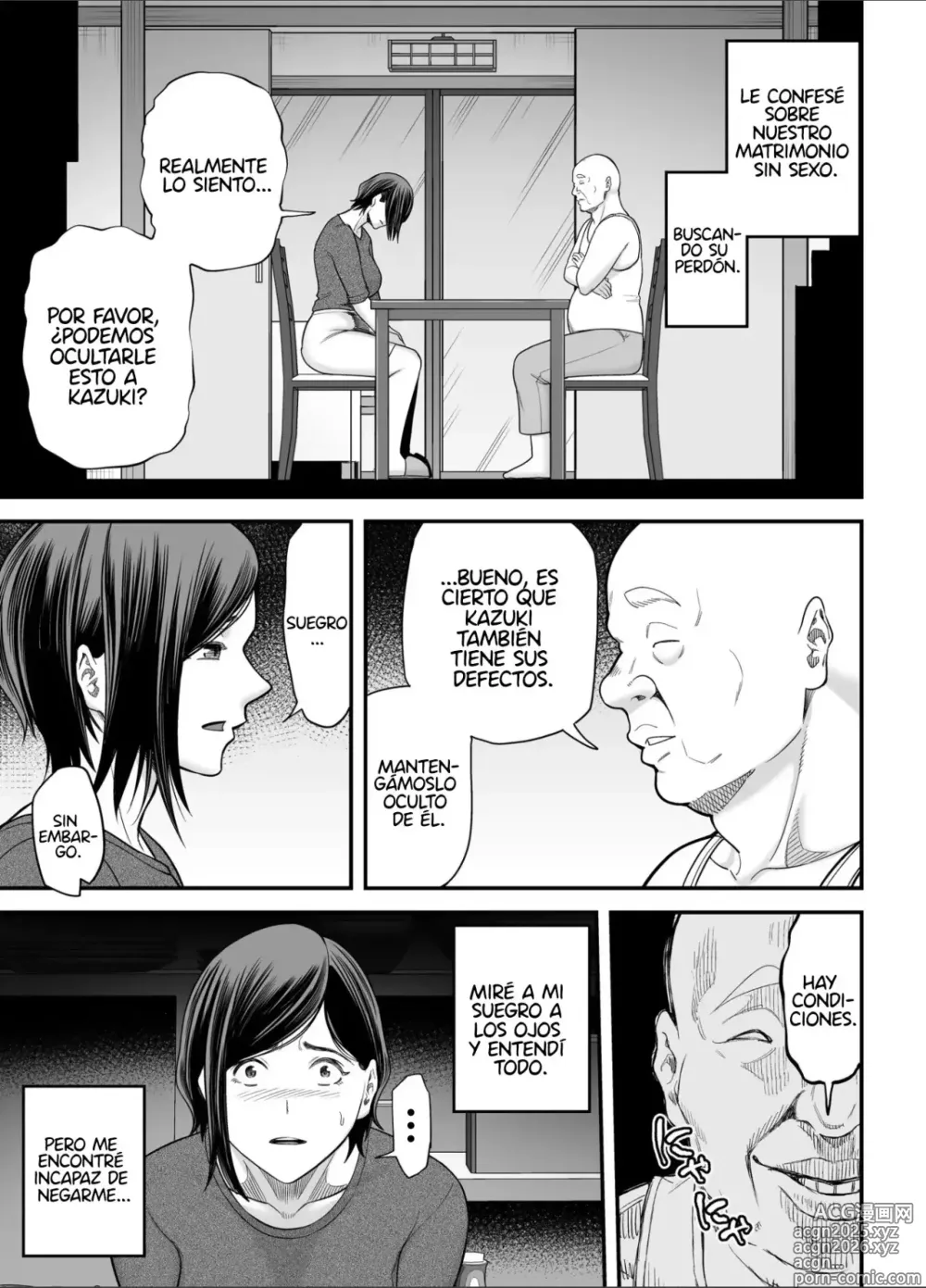 Page 14 of doujinshi El día en que me convertí en la mujer de mi suegro