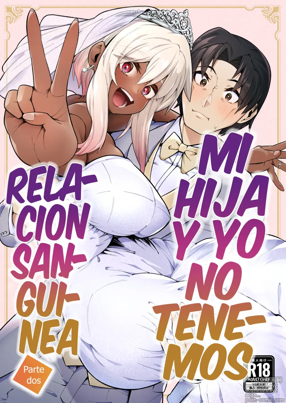 Page 1 of doujinshi Ore to Musume wa Chi ga Tsunagatteinai