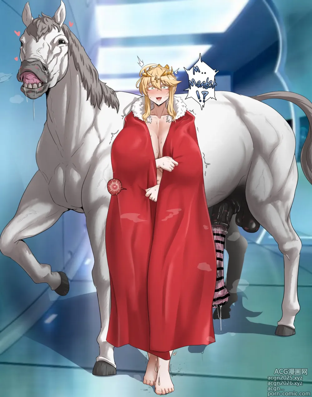 Page 1000 of imageset Fate series girls & horse bestiality