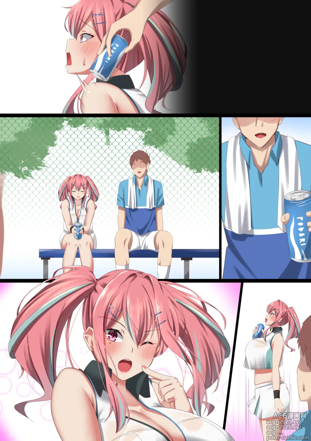Page 45 of doujinshi Bakunyuu Gal no Ore no Kanojo ga TenniCir no Yarichin Otoko ni Netorareta Hanashi