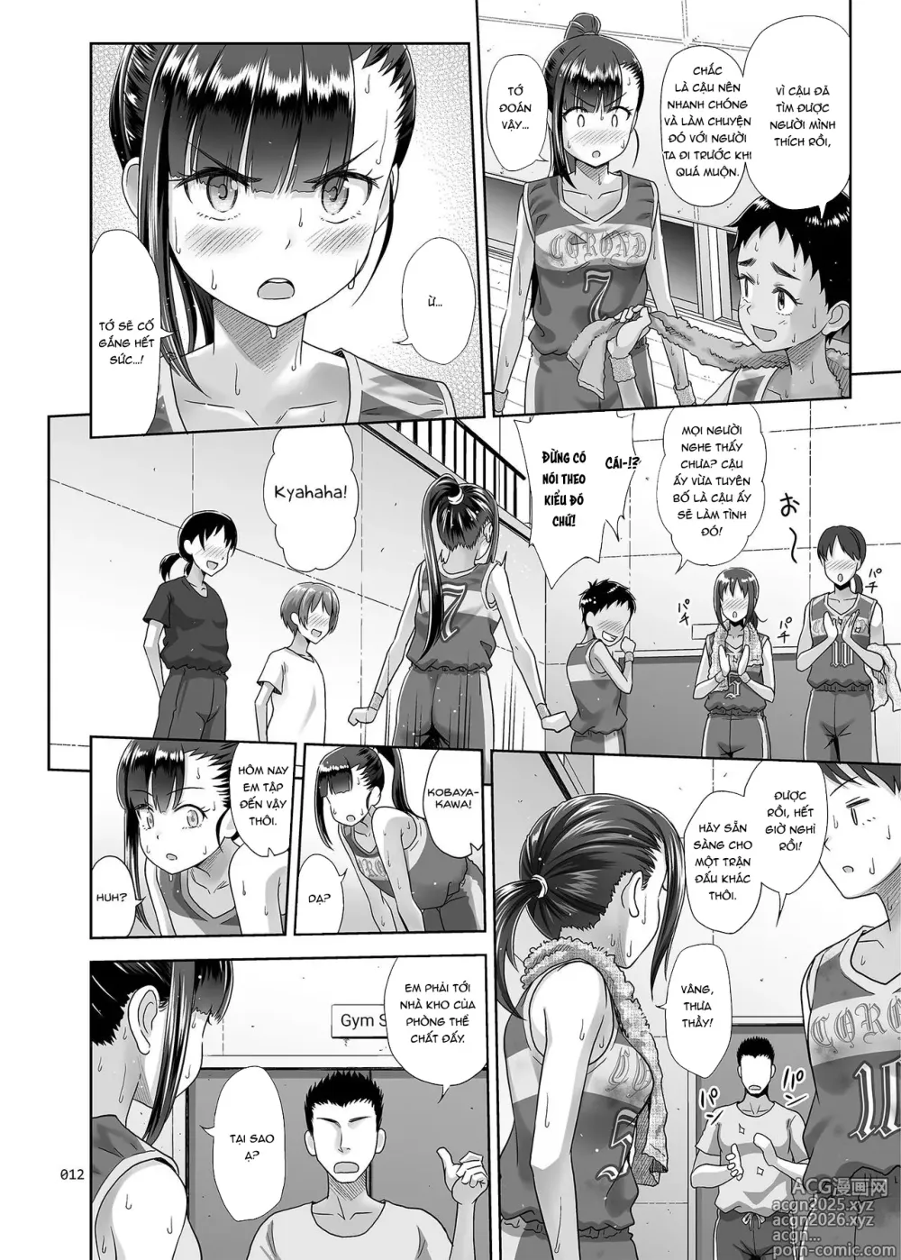 Page 11 of doujinshi Seishidouin no Oshigoto 3 Mushiatsui Taiiku Souko de Iron na Renshuu o Shitemitara Asedaku ni Natta (decensored)