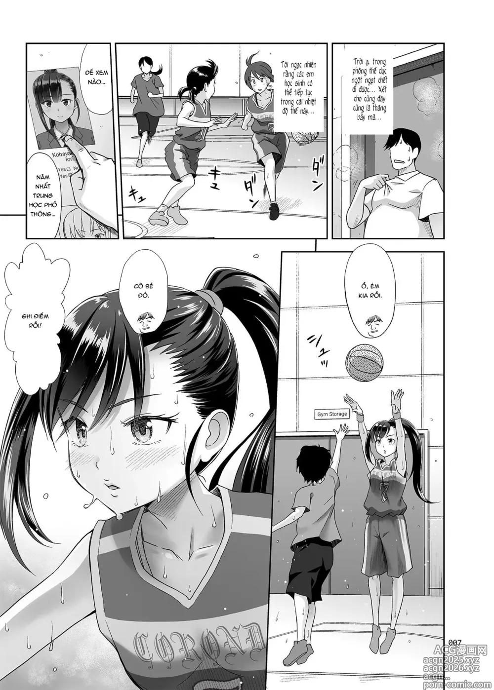 Page 6 of doujinshi Seishidouin no Oshigoto 3 Mushiatsui Taiiku Souko de Iron na Renshuu o Shitemitara Asedaku ni Natta (decensored)