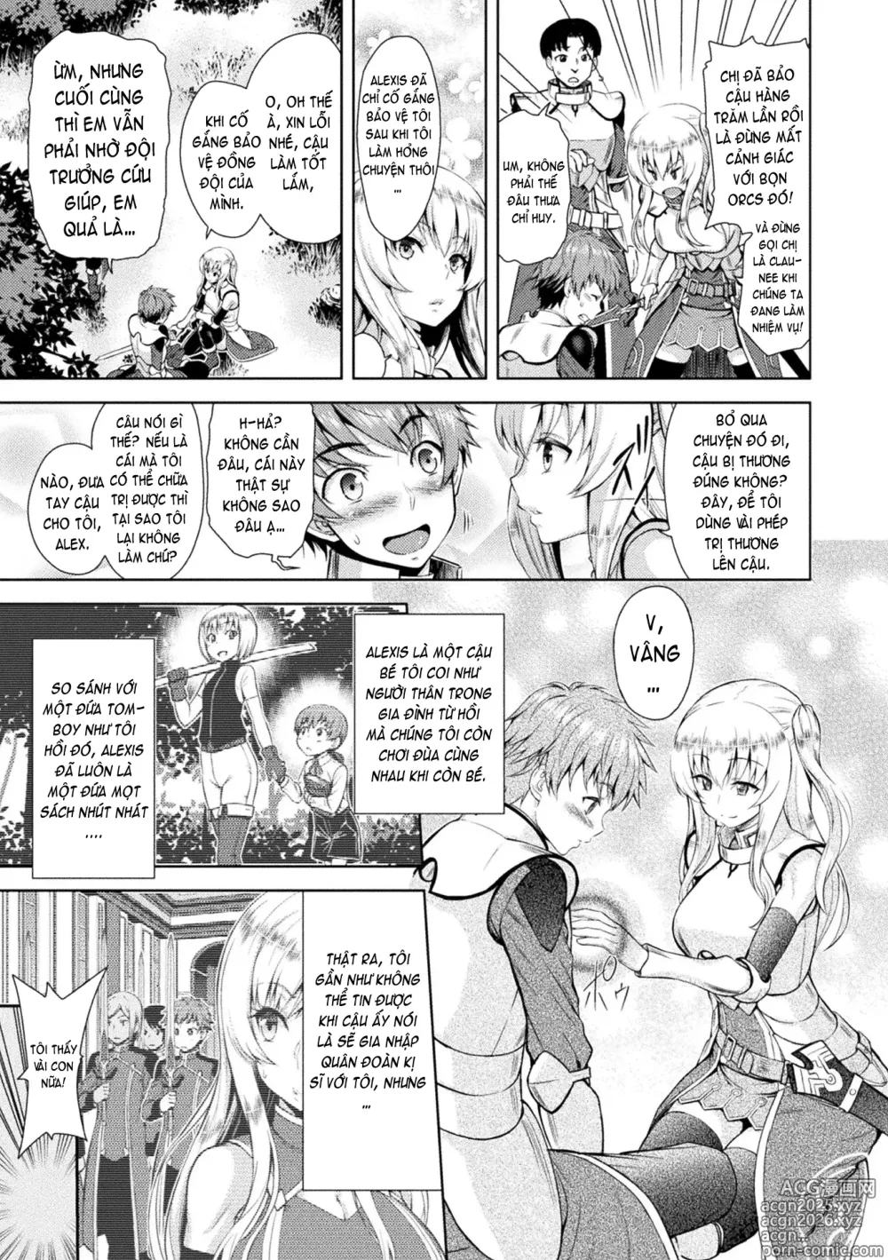 Page 11 of doujinshi ERONA Orc no Inmon ni Okasareta Onna Kishi no Matsuro