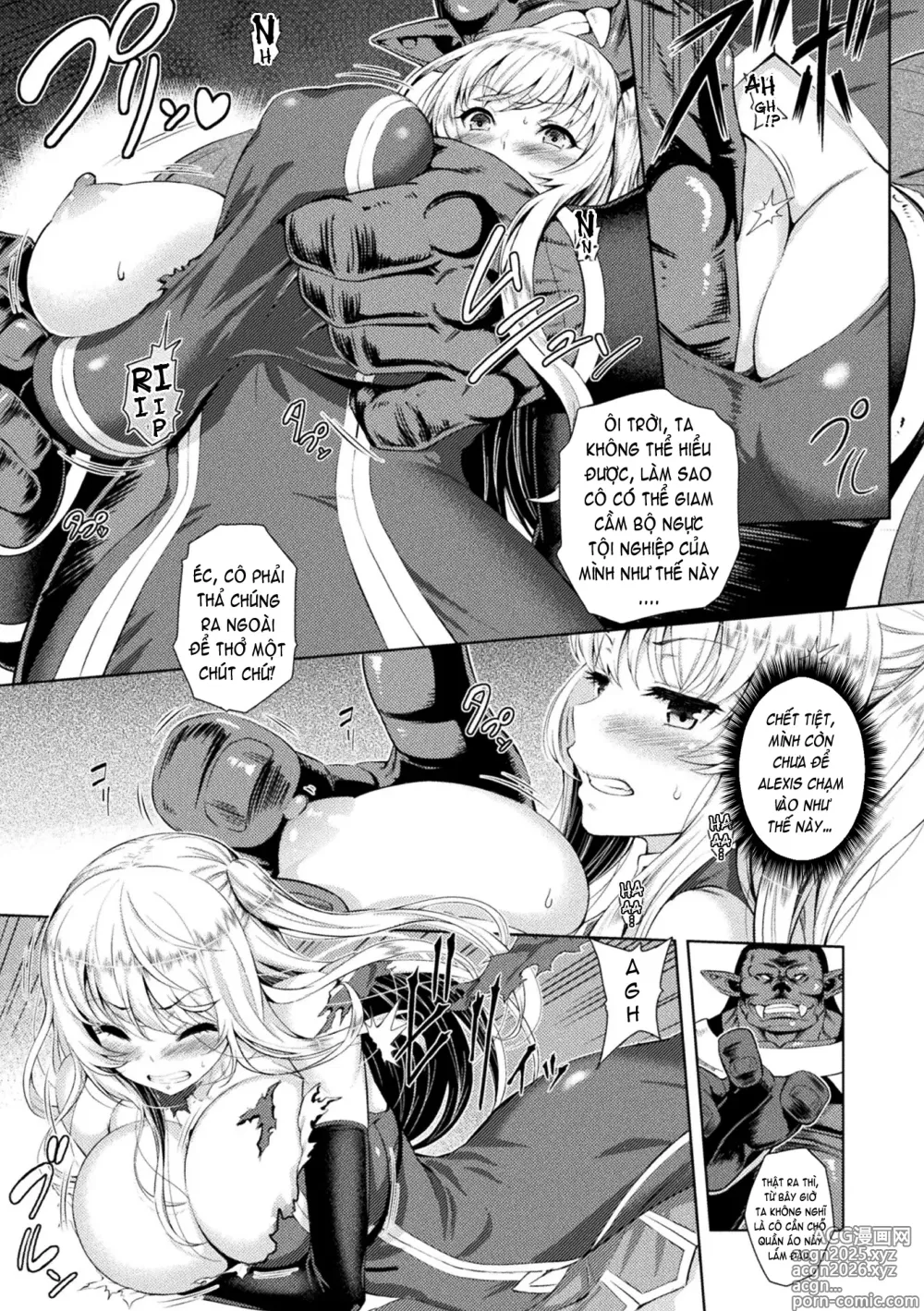 Page 17 of doujinshi ERONA Orc no Inmon ni Okasareta Onna Kishi no Matsuro
