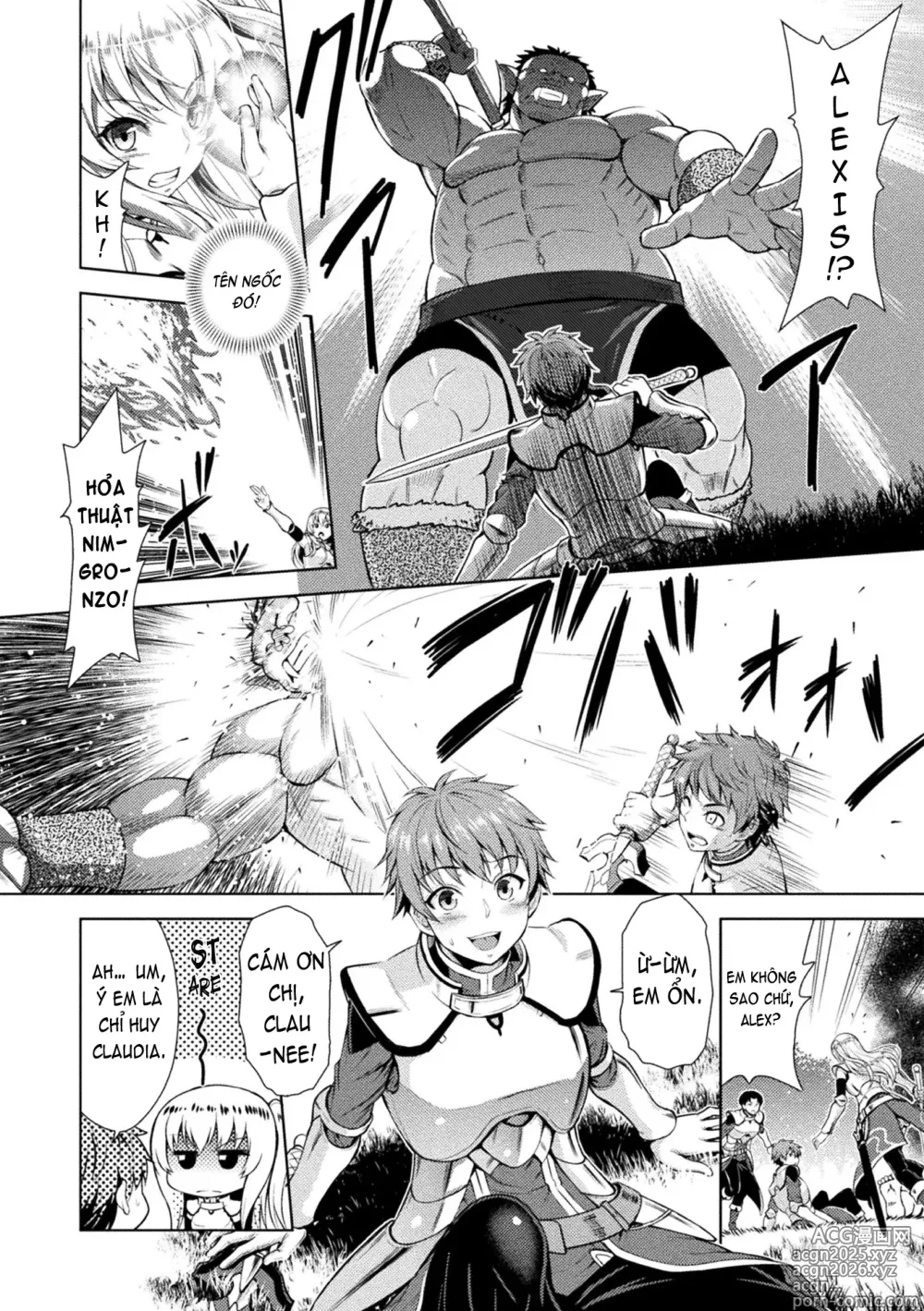 Page 10 of doujinshi ERONA Orc no Inmon ni Okasareta Onna Kishi no Matsuro