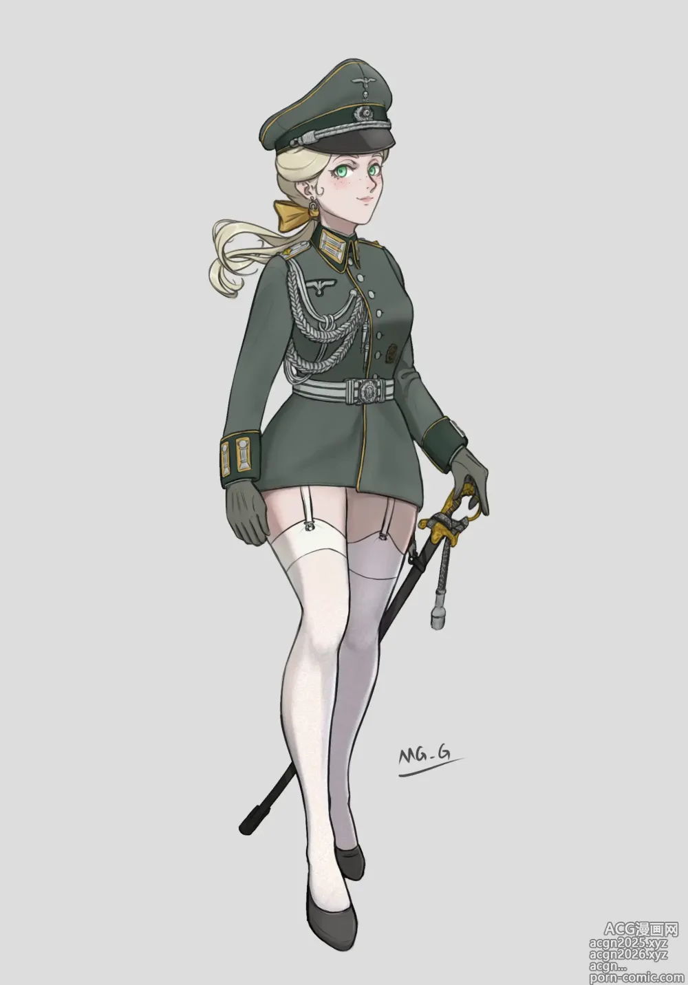 Page 1 of imageset 军装少女
