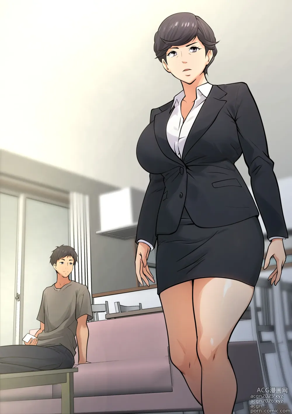 Page 25 of doujinshi Shikatanaku kāchan to sekkusu shimasu