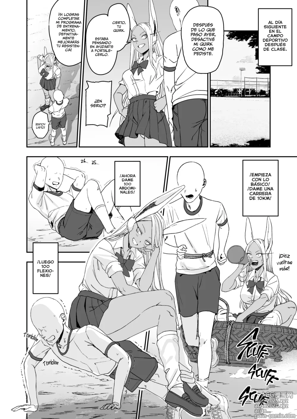 Page 11 of doujinshi Programa de Entrenamiento Secreto de Mirko