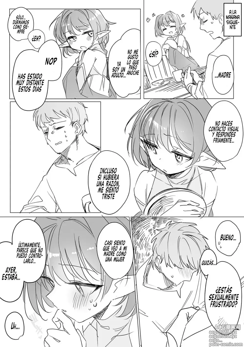 Page 14 of manga Mi Pequeña Mamá Elfa ~Maternidad Prohibida con las Pequeñas Elfas~ Cap. 1
