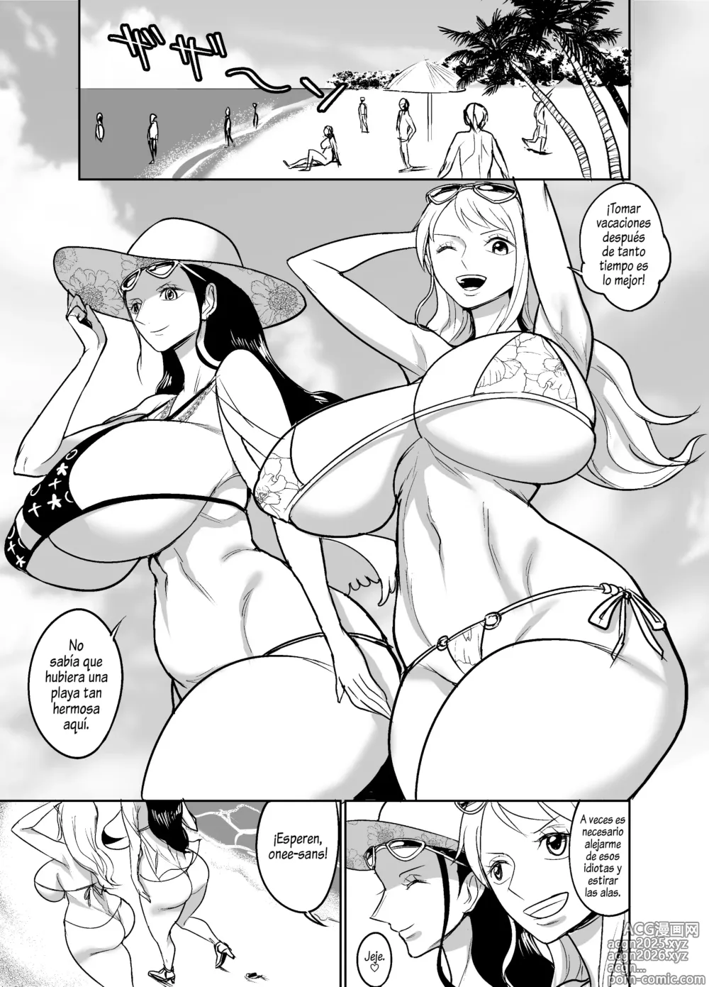 Page 4 of doujinshi NamiRobi OneShota Vacaciones