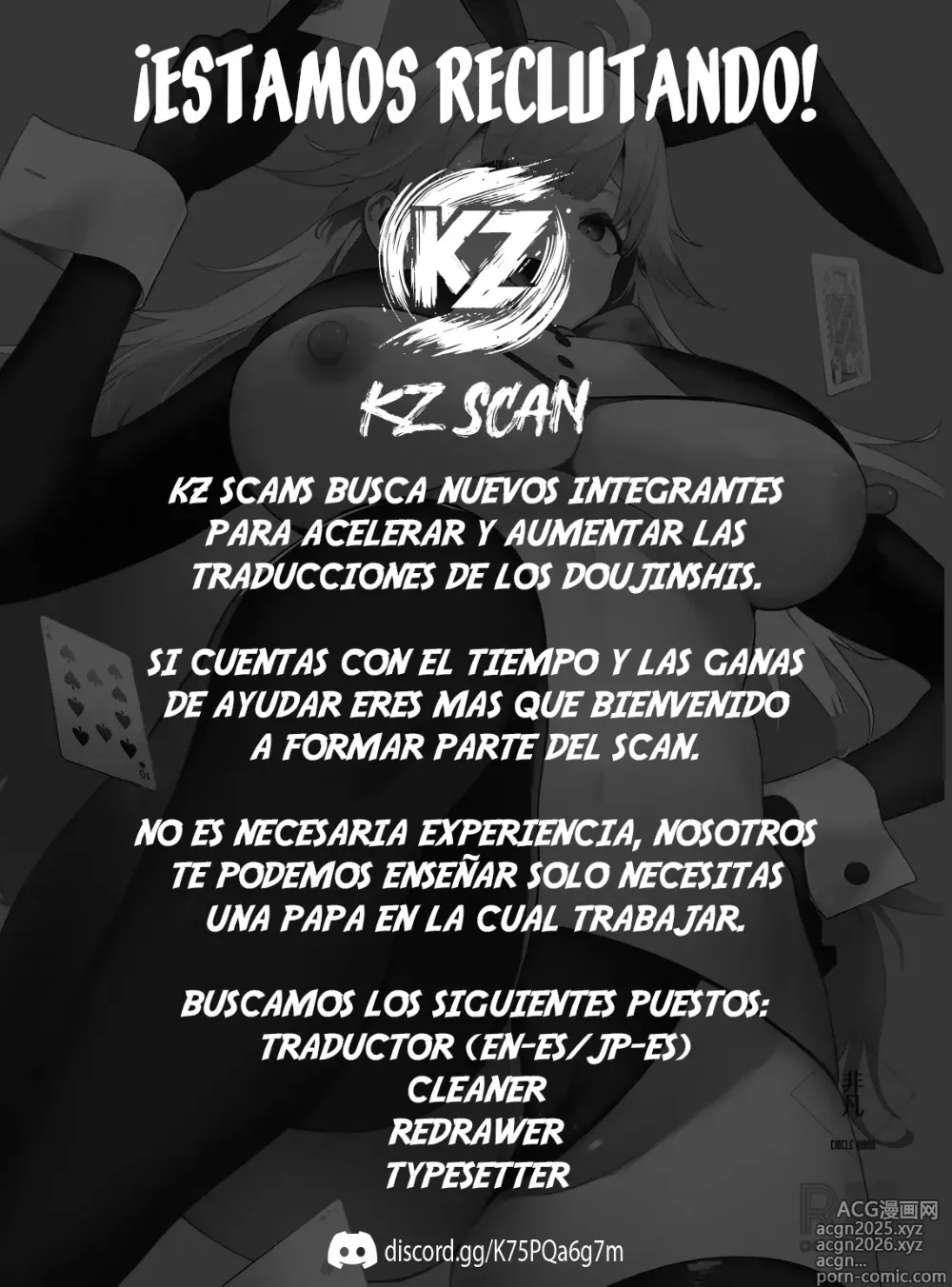 Page 2 of doujinshi La Conejita del Casino (decensored)