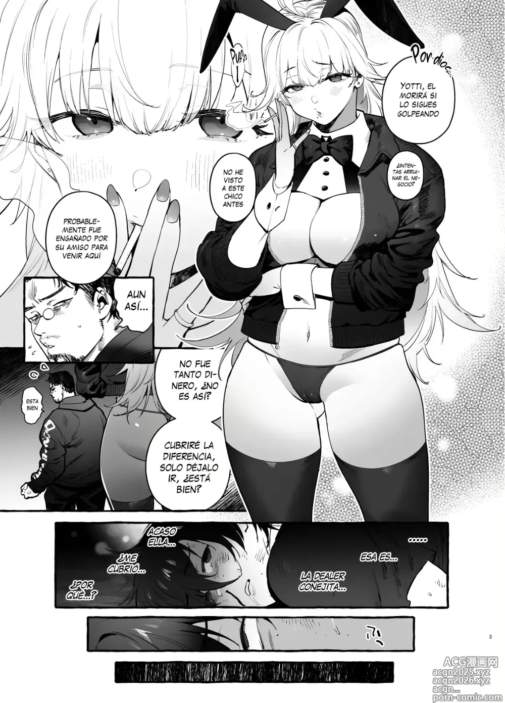 Page 5 of doujinshi La Conejita del Casino (decensored)