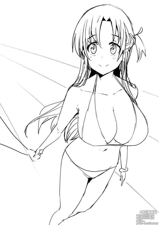 Page 3 of doujinshi Asuna Beach