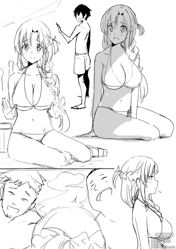 Page 6 of doujinshi Asuna Beach