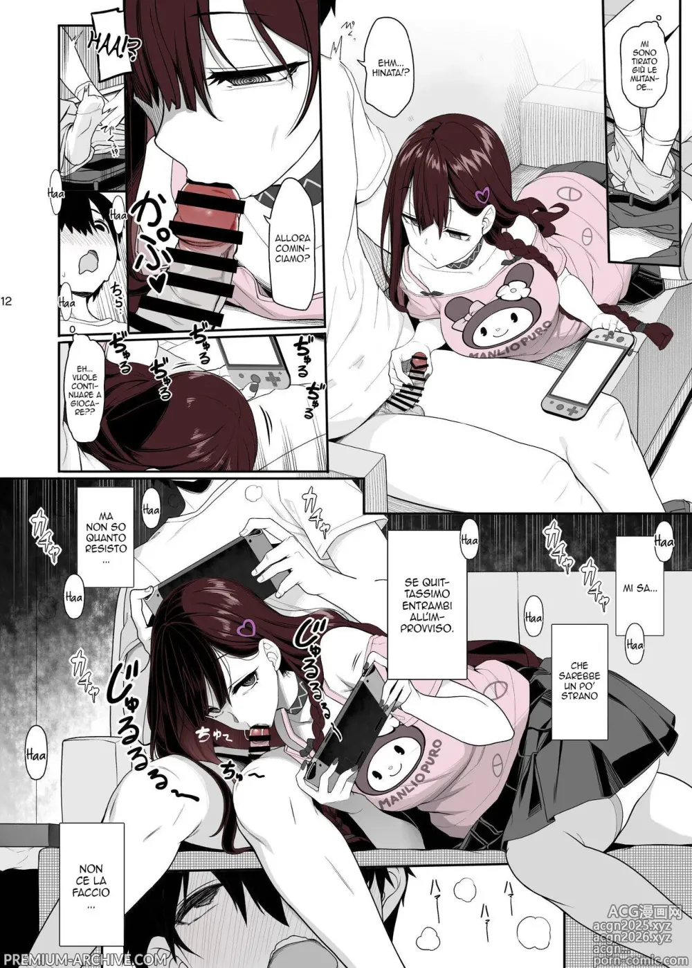 Page 11 of doujinshi La Gamer vuole Stare a Casa a Giocare Mentre fa Sesso